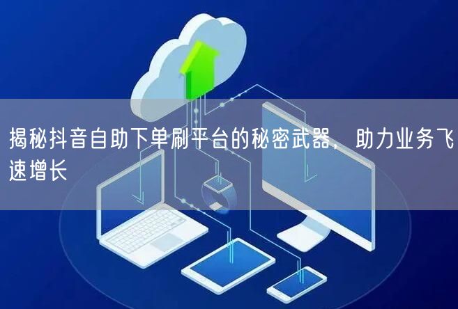 揭秘抖音自助下单刷平台的秘密武器,助力业务飞速增长