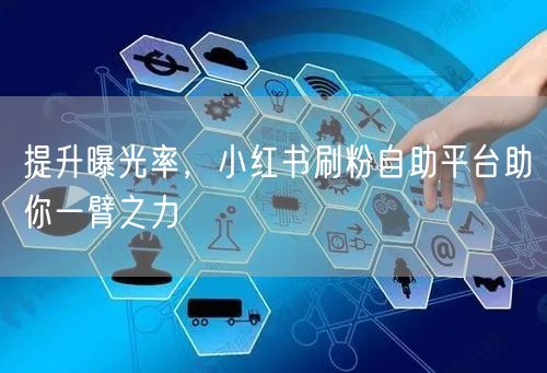 提升曝光率，小红书刷粉自助平台助你一臂之力