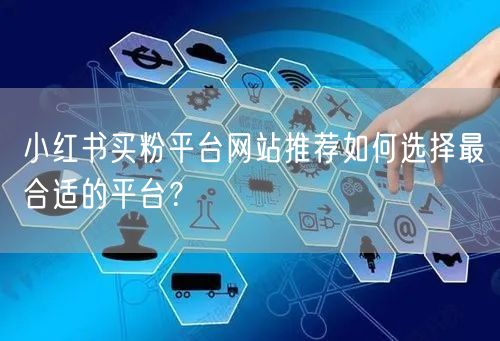 小红书买粉平台网站推荐如何选择最合适的平台?